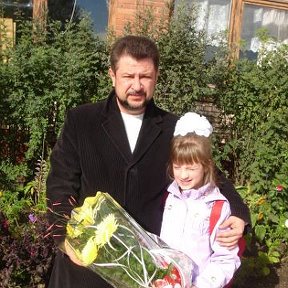 Фотография "Я с младшей дочкой. Питер-2007"
