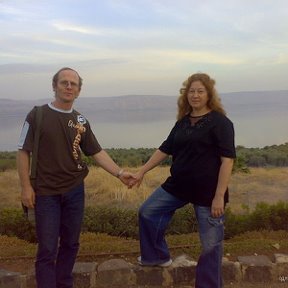 Фотография "я с женой на озере кинэрэт 6 ноября 2007года"