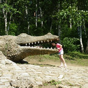 Фотография "у крокодила в пасти ... у него много зубок"