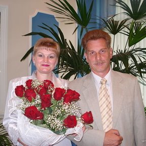 Фотография "С супругой Натальей в день нашей Серебрянной свадьбы."