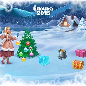 Фотография "Ёлочка - 6 уровень!
Ёлочка 2015 - http://ok.ru/game/elka2015"