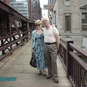 Фотография "Berta & Alex Dvorkin.  June 2007. Chicago, Illinois."