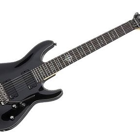 Фотография "Schecter Damien Elite 7 FR
Довольно дорогая по современным ценам гитара (средняя цена 46 000 р.)
Создана сугубо для тяжелого метала. Очень качественная сборка (Ю.Корея). Корпус из красного дерева Махагони. Гриф кленовый 24 ладас накладкой из палисандра."