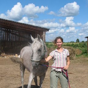 Фотография "я на ферме, 2006г"