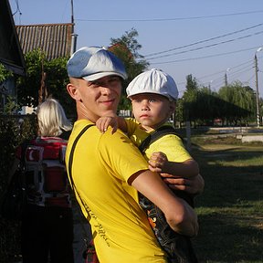 Фотография "август 2010 года Краснодар я с Куцыком младшим"