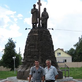 Фотография "я и сын Женя в Клинцах"