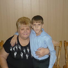 Фотография "с любимым внуком"