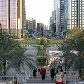 Фотография "Вид на город Абу-Даби (2004г.)"