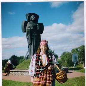 Фотография "Девушка в кокошнике. Дні беларускага пісьменства. Тураў."