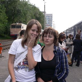 Фотография "Я с дочкой Олей 30.07.08"