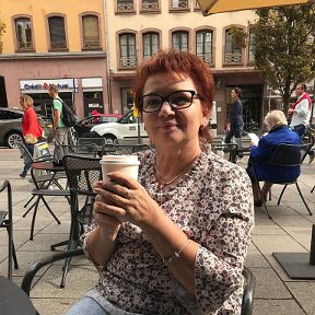 Фотография "Штрасбург -сентябрь2018-уютное кафе-ароматный кофе😘🌞"