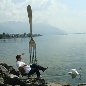 Фотография "Вів'є.Швейцарія.Женевське озеро"