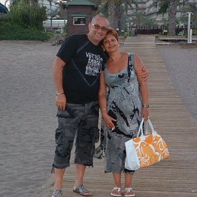 Фотография "я с женой ирочкой.2007 год"