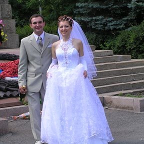 Фотография "самый счастливый день в моей жизни. я и моя жена в день свадьбы  ( Анастсия Ярко)"