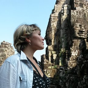 Фотография "Храм Байон, Камбоджа"