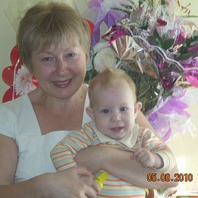 Фотография "я и внучка Анюта"