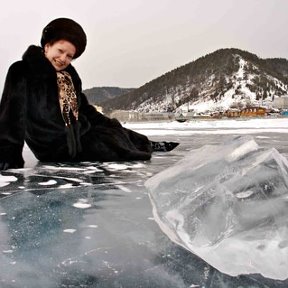 Фотография "на льду оз.Байкал"