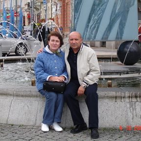Фотография "Я с супругой в Карловых Варах"