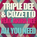 Triple Dee Cozzetto Akira Dee - All You Need Original Mix Edit cut by PSH