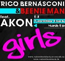 Rico Bernasconi Beenie Man feat Akon - Girls DJ ValentineBlack Live Mash Up
