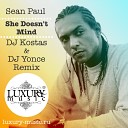 Sean Paul - She Doesn t Mind DJ Kostas DJ Yonce Remix