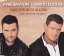 Fresh Fox Marco Lessentin - Nur Fur Dich Allein The Sunshine Melody Maxi…
