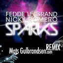 Fedde Le Grand Nicky Romero ft Matthew Koma - Sparks Mats Gulbrandsen Remix