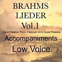 Xavier Palacios - Wiegenlied in C Major Op 49 No 4 Lullaby