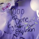 1000 Bone Cylinder Explosion - A Table in the Middle of the Room