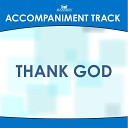 Mansion Accompaniment Tracks - Thank God Low Key G Ab A with Background…