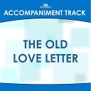 Mansion Accompaniment Tracks - The Old Love Letter Vocal Demo