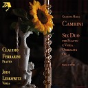 Claudio Ferrarini Jodi Leskowitz - Six duo per flauto e viola obbligata Op 4 I Duo in si minore I Allegro…