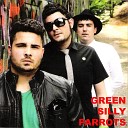 Green Silly Parrots - Blue Dollar