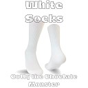 Colly the Chocolate Monster - White Socks