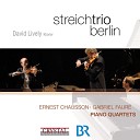 David Lively Streichtrio Berlin - Piano Quartet in A Major Op 30 I Anim