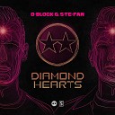 D Block S te Fan - Diamond Hearts