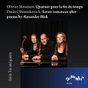 Osiris Trio Harmen de Boer - Quatuor pour la fin du temps III Abime des…