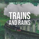Sounds of Planet Earth - Constant Train Sound with Rain and People in the…