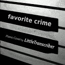 LittleTranscriber - favorite crime Piano Version