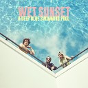 Wet Sunset - A Deep Blue Swimming Pool Essence Of Time…