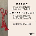 Quartetto Italiano - Hoffstetter String Quartet in F Major Op 3 No 5 II Andante cantabile Serenade Formerly Attributed to Haydn as Hob III…