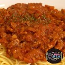 Music Break - The sound of eating spaghetti with meat sause spaghetti with meat sause of…