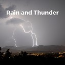 Lightning Thunder and Rain Storm - Rain Drops Dancing on the Car Hood
