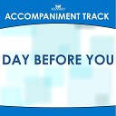 Mansion Accompaniment Tracks - Day Before You Medium Key Bb C with Background…