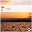 Daspa - Love You More Radio Edit