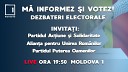 Teleradio Moldova - Dezbateri electorale la Moldova 1 M informez i votez PAS AUR…