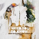 Armin van Buuren Nicky Romero feat Ifimay - I Need You To Know Extended Mix