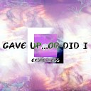 exspesless - Gave Up or Did I