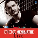 Christos Menidiatis - Ego Den Vazo Mialo Live