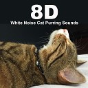 8D Cat Purring Sounds - White Noise Cat Purring Sounds 8D Audio